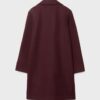 Soft-Touch midi-mantel met knopen Soft-Touch midi-mantel met knopen