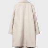 Soft-Touch midi-mantel met knopen