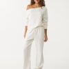 Soft-Touch off-shoulder sweatshirt Soft-Touch off-shoulder sweatshirt