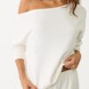 Soft-Touch off-shoulder sweatshirt Soft-Touch off-shoulder sweatshirt