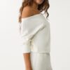 Soft-Touch off-shoulder sweatshirt Soft-Touch off-shoulder sweatshirt