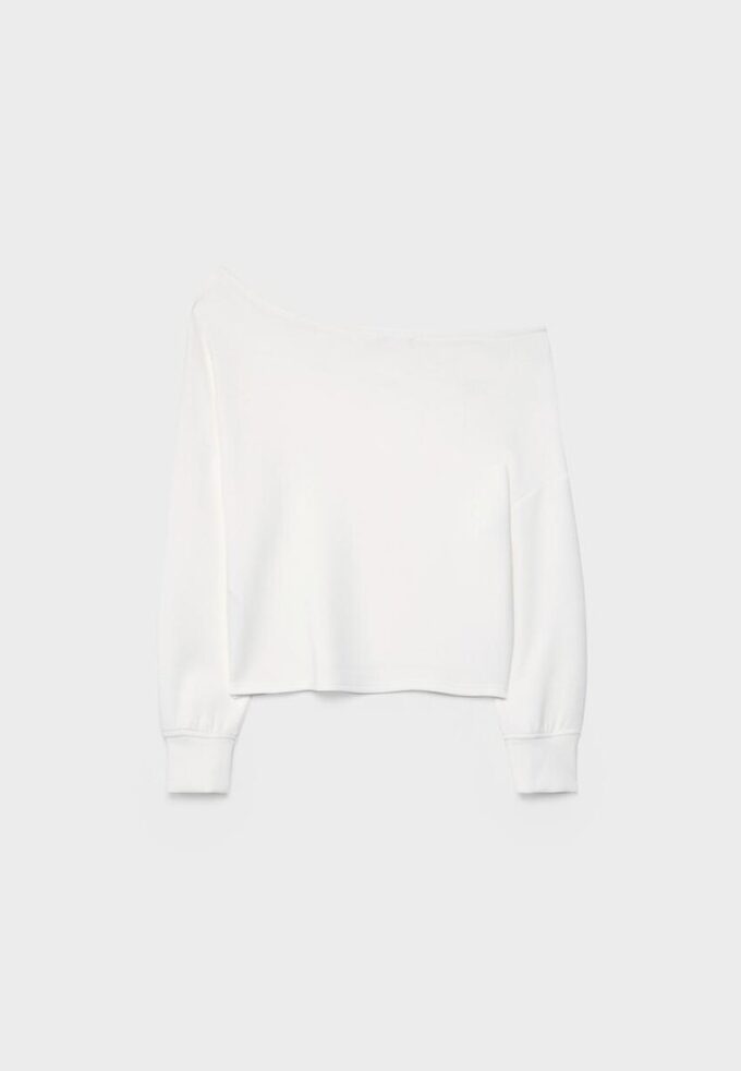 Soft-Touch off-shoulder sweatshirt Soft-Touch off-shoulder sweatshirt