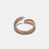 Stijve armband met multi-metallic draad