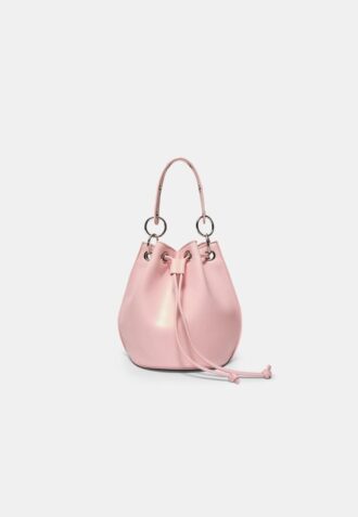 Stijve bucketbag met oogjes