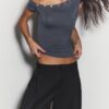 Strakke broek met coupenaden Strakke broek met coupenaden