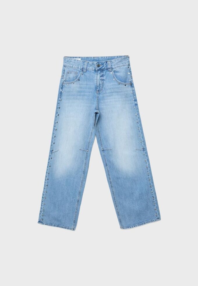 Super baggy jeans met sterren aan de zijkant Super baggy jeans met sterren aan de zijkant