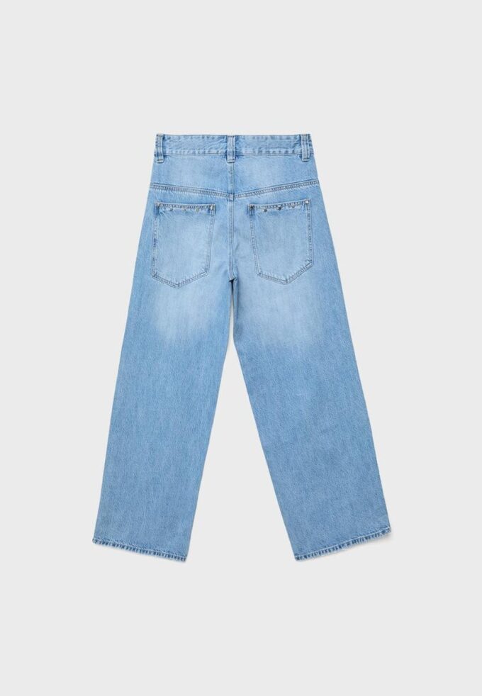 Super baggy jeans met sterren aan de zijkant Super baggy jeans met sterren aan de zijkant