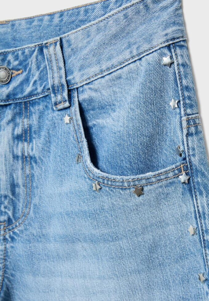 Super baggy jeans met sterren aan de zijkant Super baggy jeans met sterren aan de zijkant