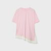 T-shirt met korte mouwen en kanten zoom T-shirt met korte mouwen en kanten zoom