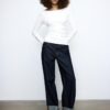 T-shirt met lange mouwen en plooien