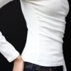 T-shirt met lange mouwen en plooien