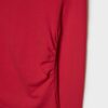 T-shirt met lange mouwen en plooien