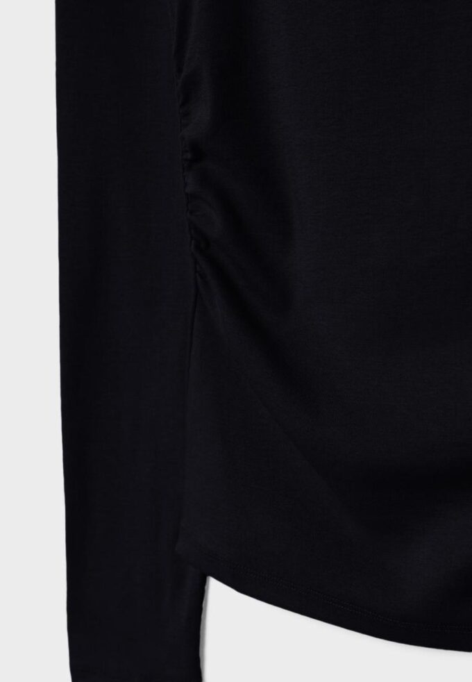 T-shirt met lange mouwen en plooien T-shirt met lange mouwen en plooien