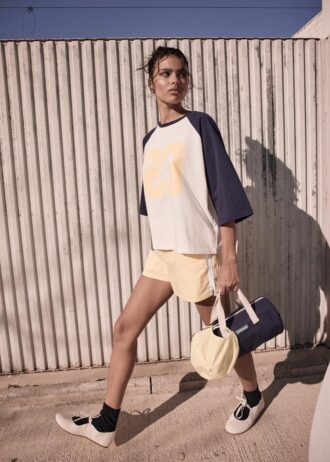 T-shirt met raglanmouwen