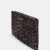 Toilettas met luipaardprint en rits
