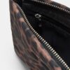 Toilettas met luipaardprint en rits