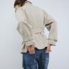 Trenchcoat met hoge kraag Trenchcoat met hoge kraag