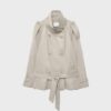 Trenchcoat met hoge kraag Trenchcoat met hoge kraag