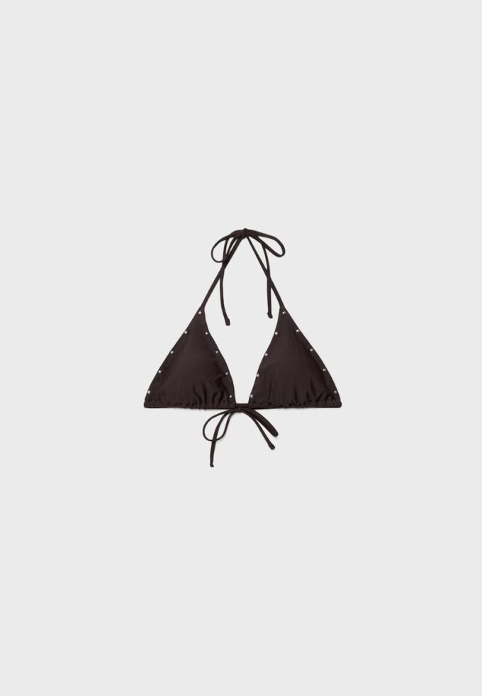 Triangle-bikinitop met studs Triangle-bikinitop met studs