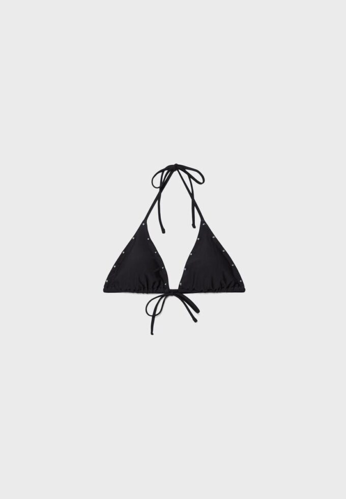 Triangle-bikinitop met studs Triangle-bikinitop met studs