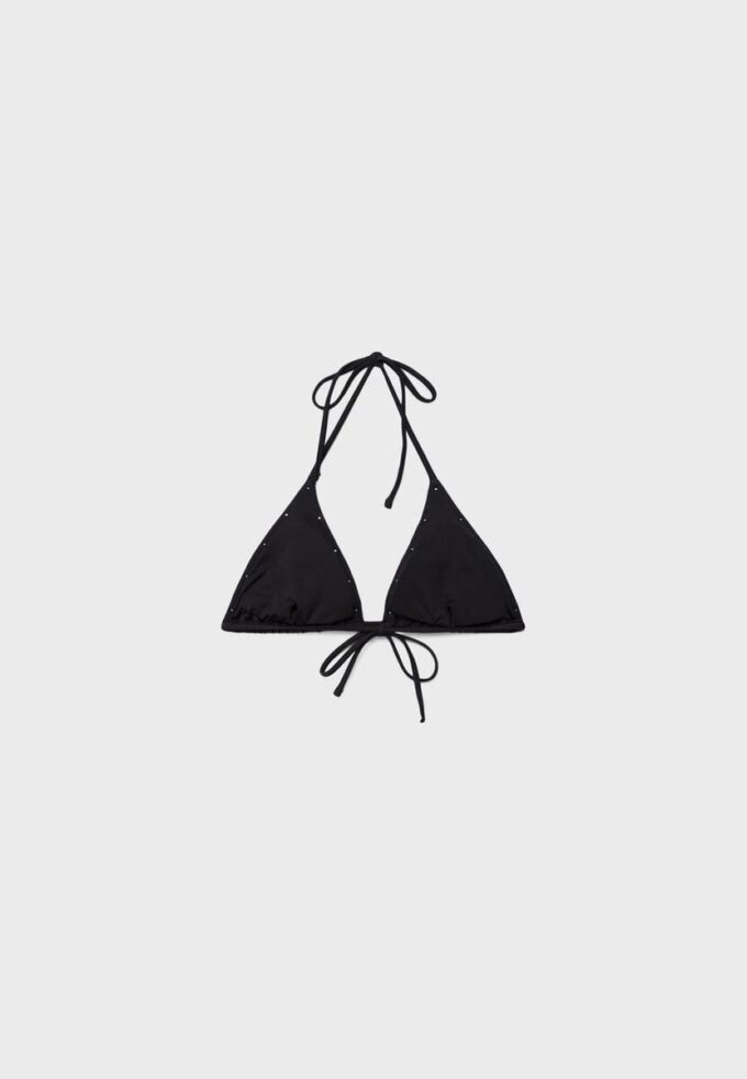 Triangle-bikinitop met studs Triangle-bikinitop met studs