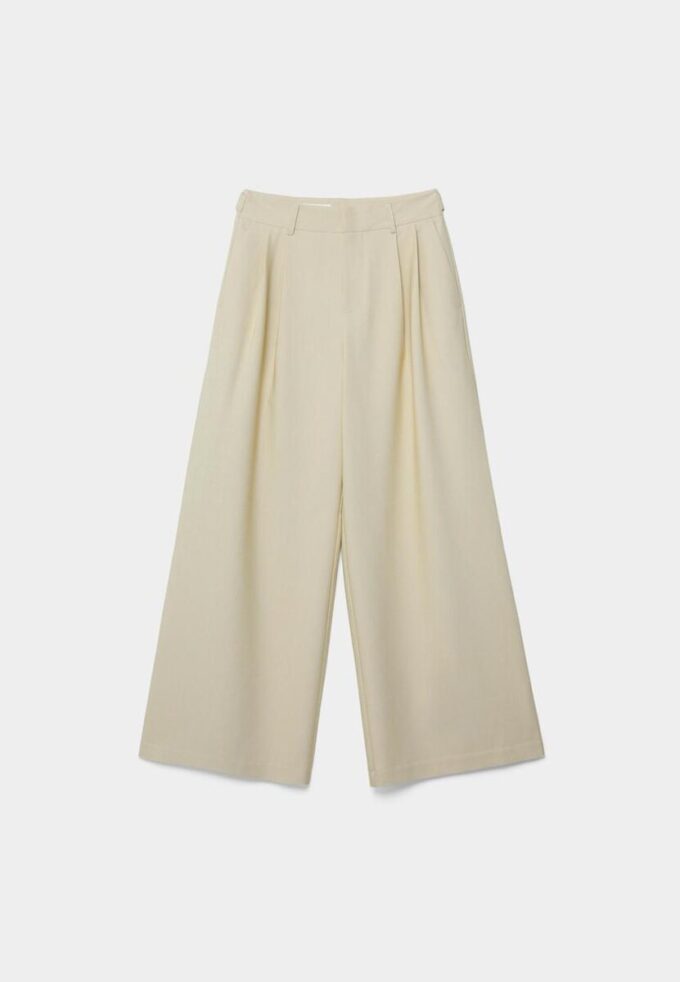 Verstelbare broek met superwijde pijpen