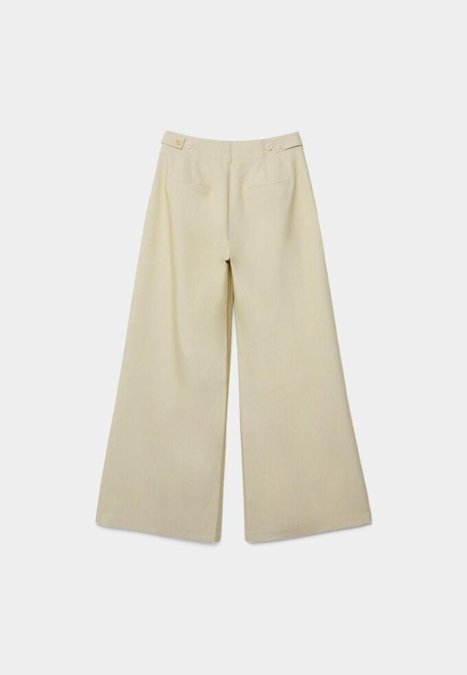 Verstelbare broek met superwijde pijpen