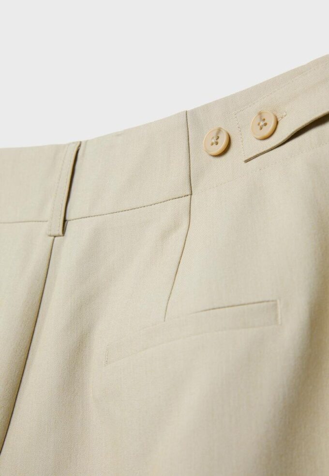 Verstelbare broek met superwijde pijpen