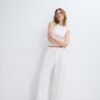 Verstelbare broek met Wide Leg pijpen