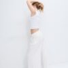 Verstelbare broek met Wide Leg pijpen