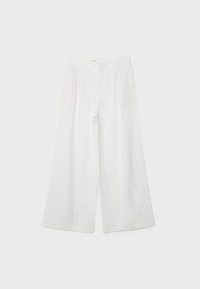 Verstelbare broek met Wide Leg pijpen