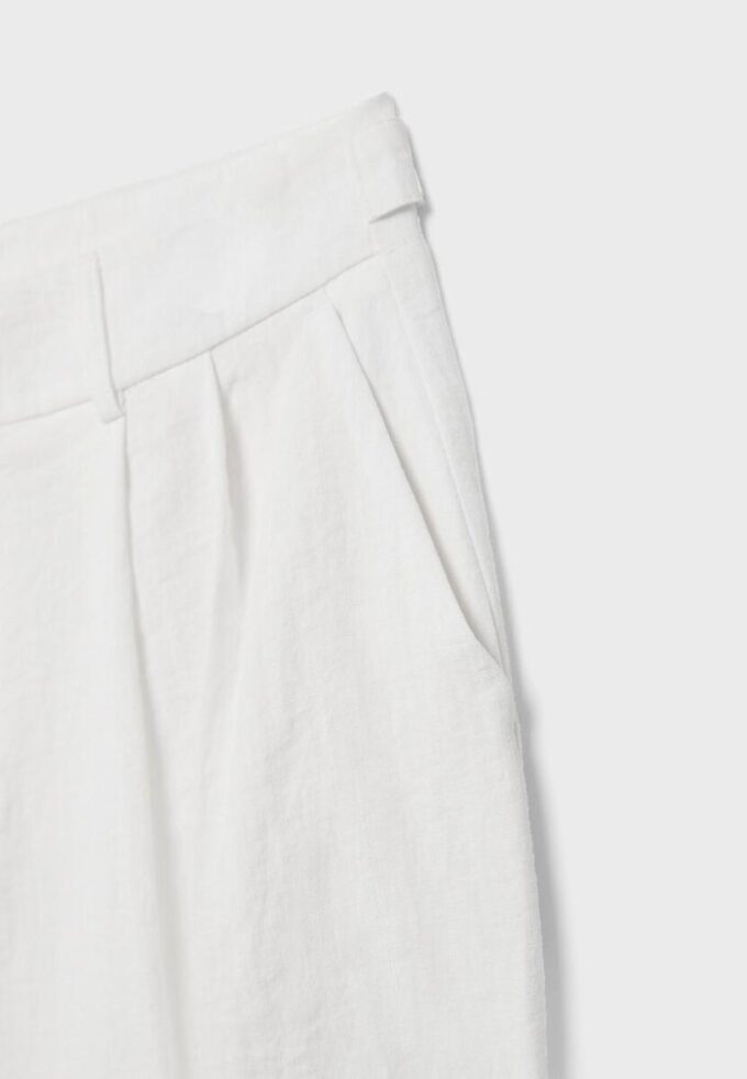 Verstelbare broek met Wide Leg pijpen