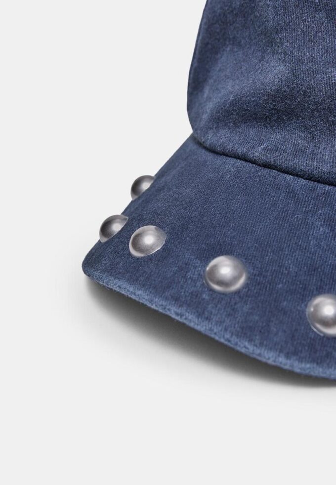 Washed Studded Cap