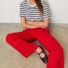 Wide Leg Joggingbroek met wijde pijpen Wide Leg Joggingbroek met wijde pijpen