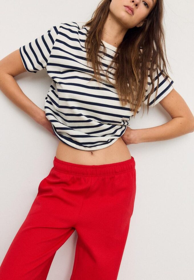 Wide Leg Joggingbroek met wijde pijpen Wide Leg Joggingbroek met wijde pijpen