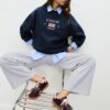 Wide Leg Joggingbroek met wijde pijpen Wide Leg Joggingbroek met wijde pijpen