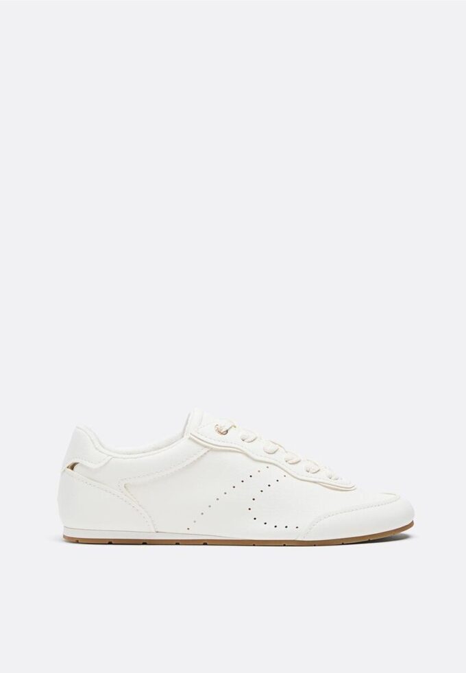 Zachte sneakers met platte zool